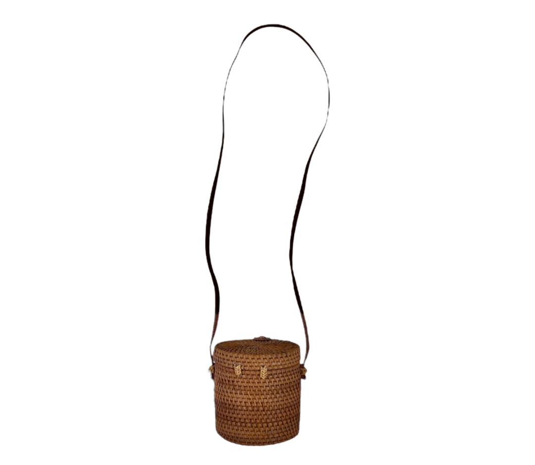 Bandolera SIN MARCA Color Marron Medida 13cm X 13cm