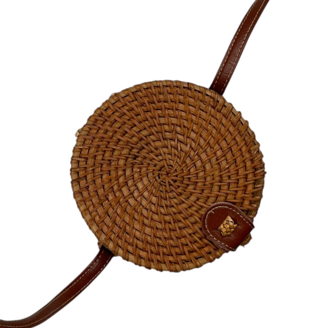 Bandolera SIN MARCA Color Marron Medida 13cm X 13cm