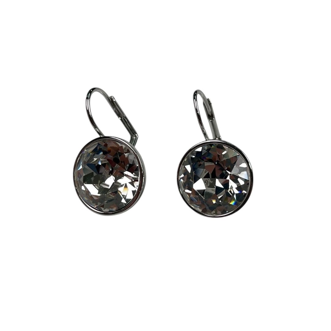 Aros SWAROVSKI Color Plateado Talle Unico