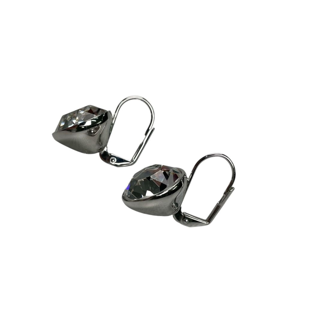 Aros SWAROVSKI Color Plateado Talle Unico