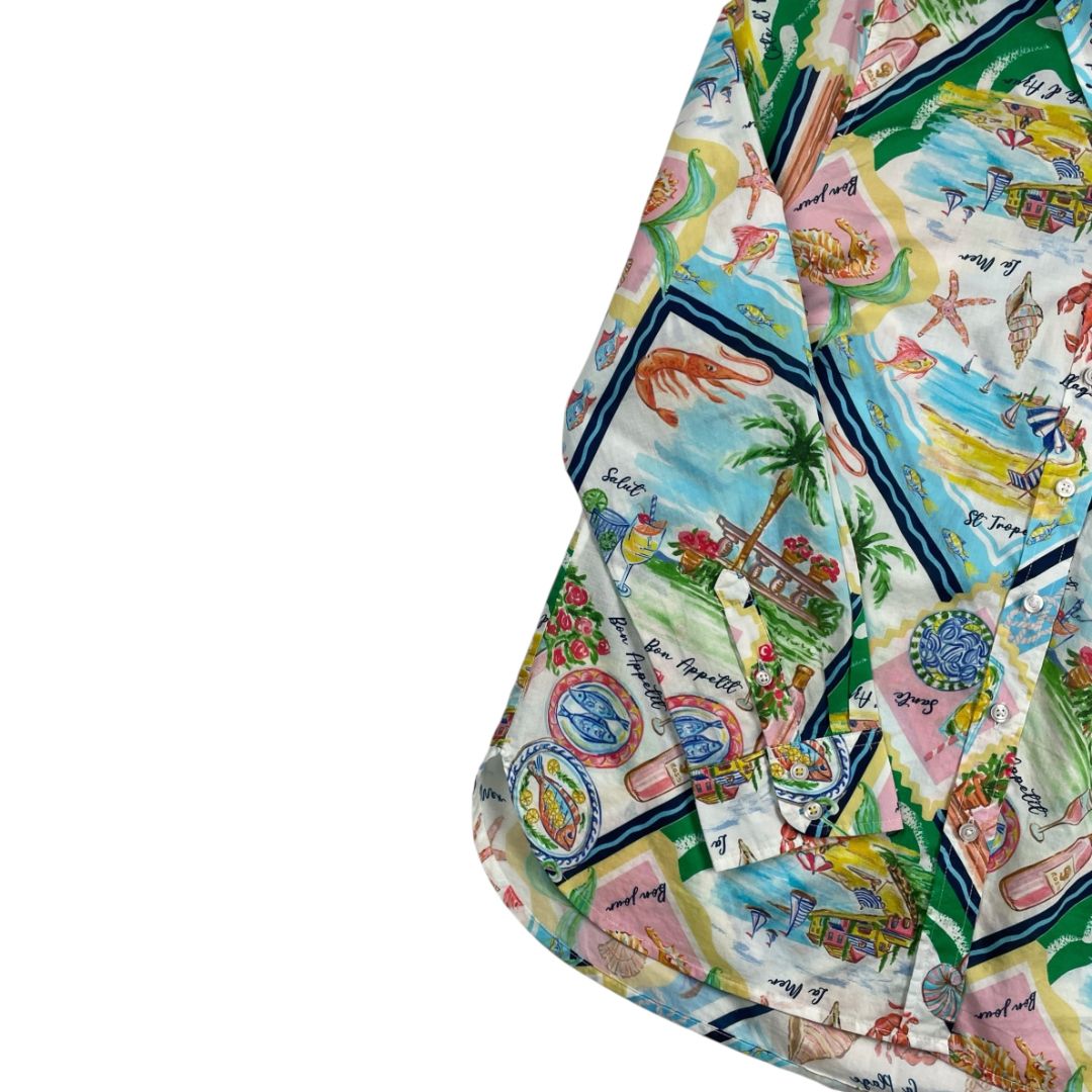 Camisa TALBOTS Color Varios Estampado Talle M