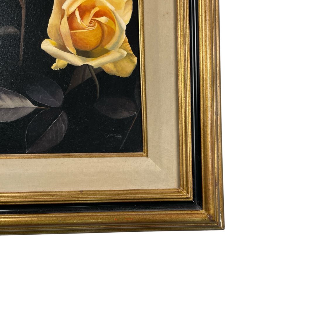 Arte sin Vidrio NIDIA PETRINA Estilo Naturaleza Muerta Obra 58 cm X 39 cm Marco 88 cm X 67 cm