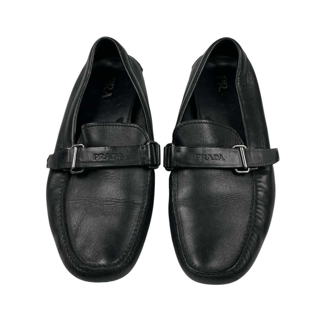 Mocasines PRADA Color Negro Talle 8