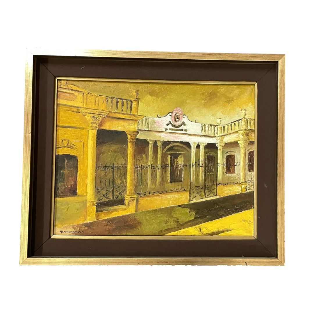 ANONIMO Arte sin Vidrio Estilo Figurativo Medida 56cm X 46cm