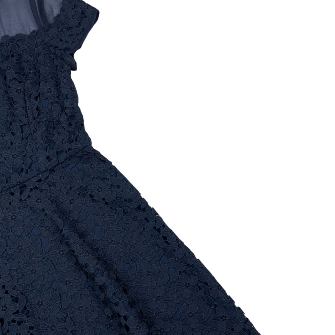 Vestido Manga Corta LAGERFELD Color Azul Talle 6