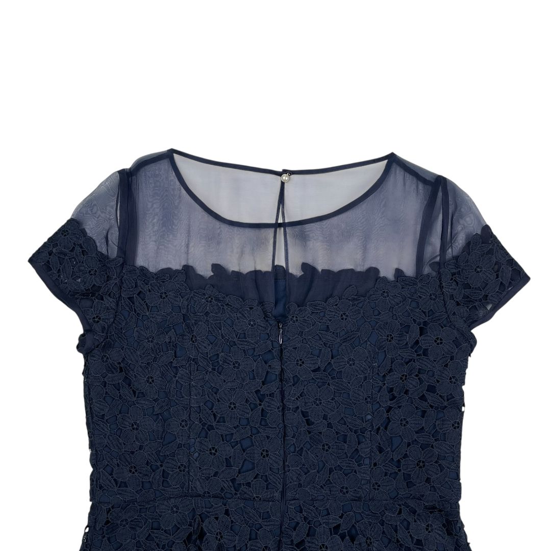 Vestido Manga Corta LAGERFELD Color Azul Talle 6