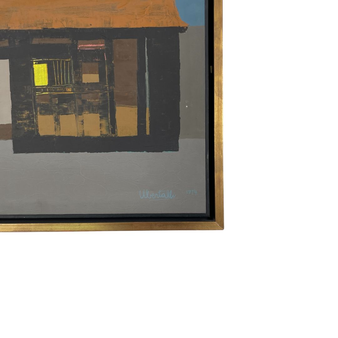 Arte sin Vidrio UBERTALLI Estilo Figurativo Marco 56 cm X 67 cm Obra 50 cm X 60