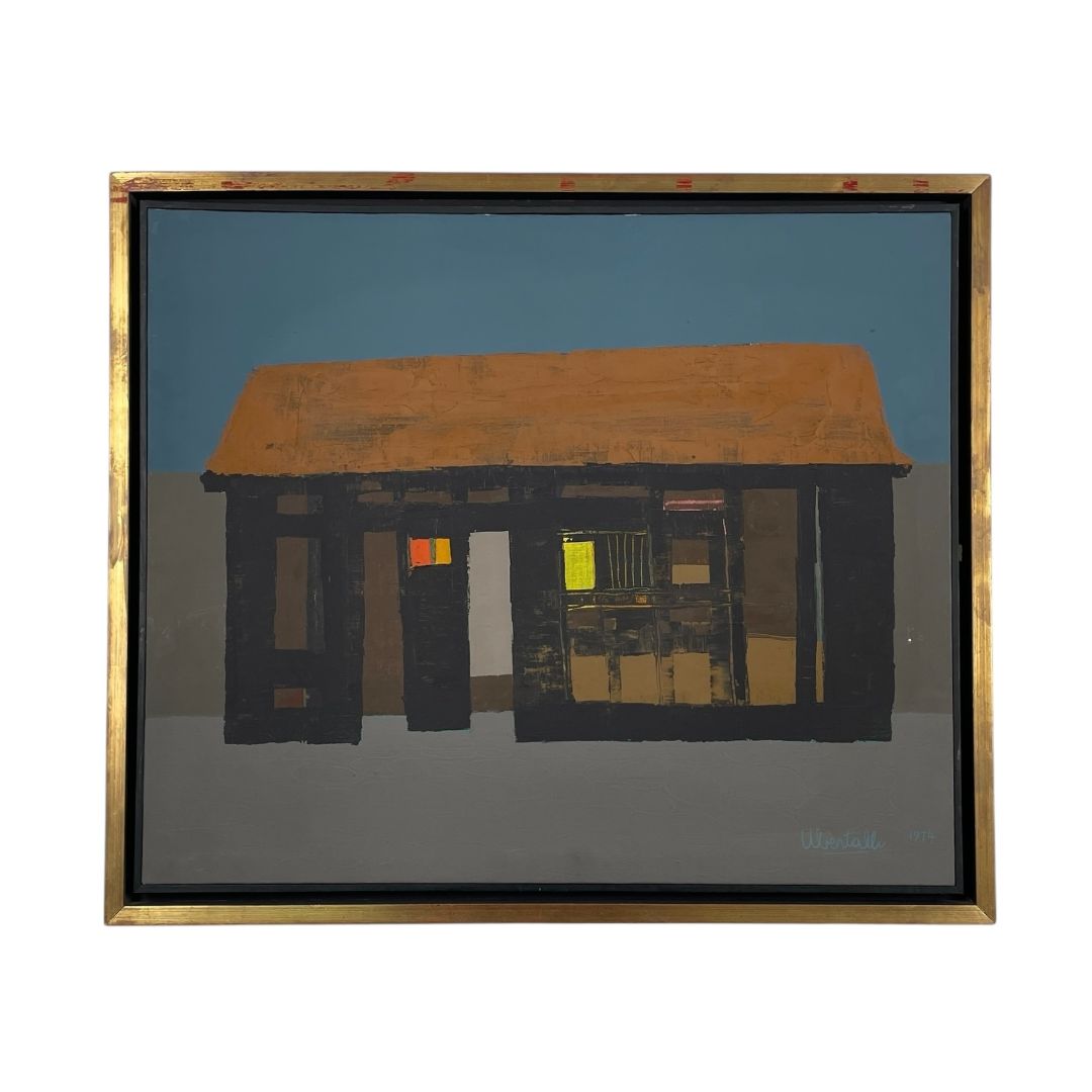 Arte sin Vidrio UBERTALLI Estilo Figurativo Marco 56 cm X 67 cm Obra 50 cm X 60