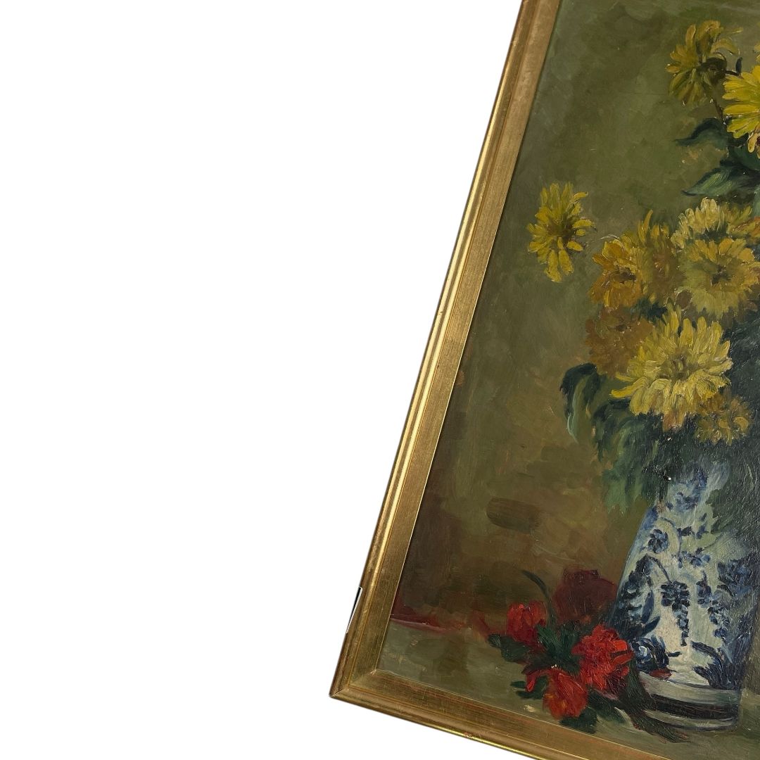Arte sin Vidrio MAY VEROV Estilo Naturaleza Muerta Marco 66 cm X 50 cm Obra 59 cm X 44 cm