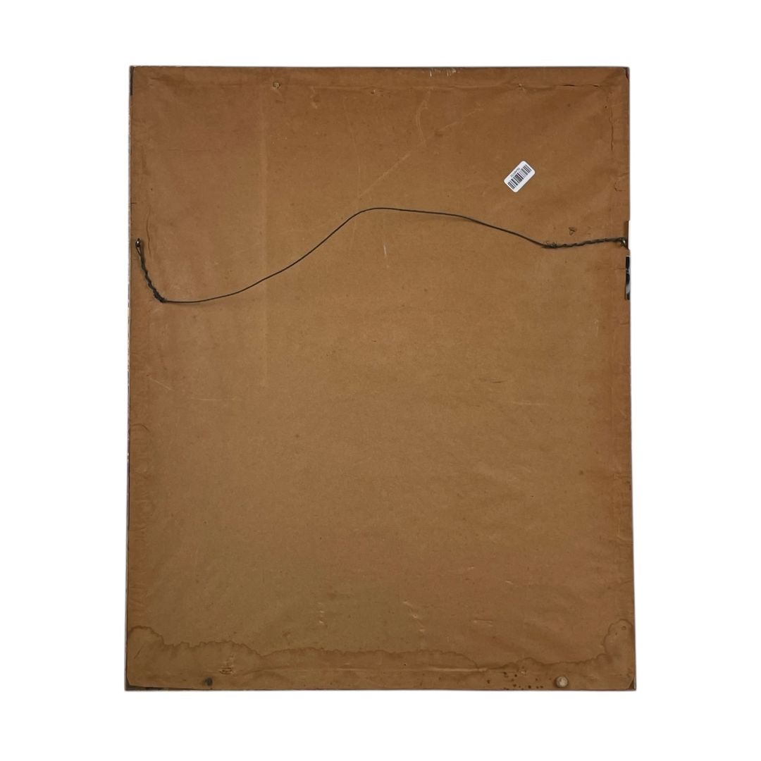 Arte con Vidrio F.H.T. Estilo Figurativo Marco 53 cm X 43 cm Obra 33 cm X 24 cm