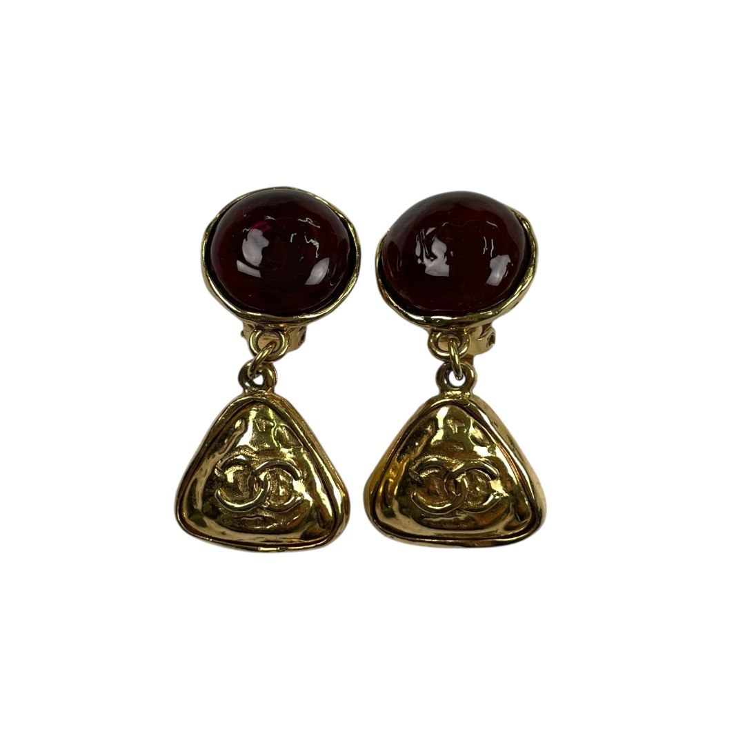 Aros CHANEL Dorado Talle Unico