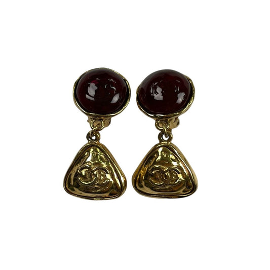 Aros  CHANEL  Dorado Talle Unico