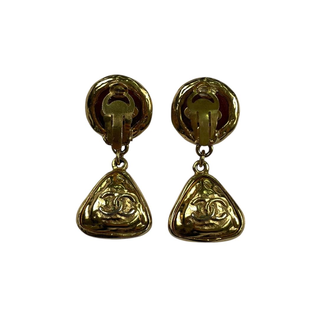 Aros CHANEL Dorado Talle Unico
