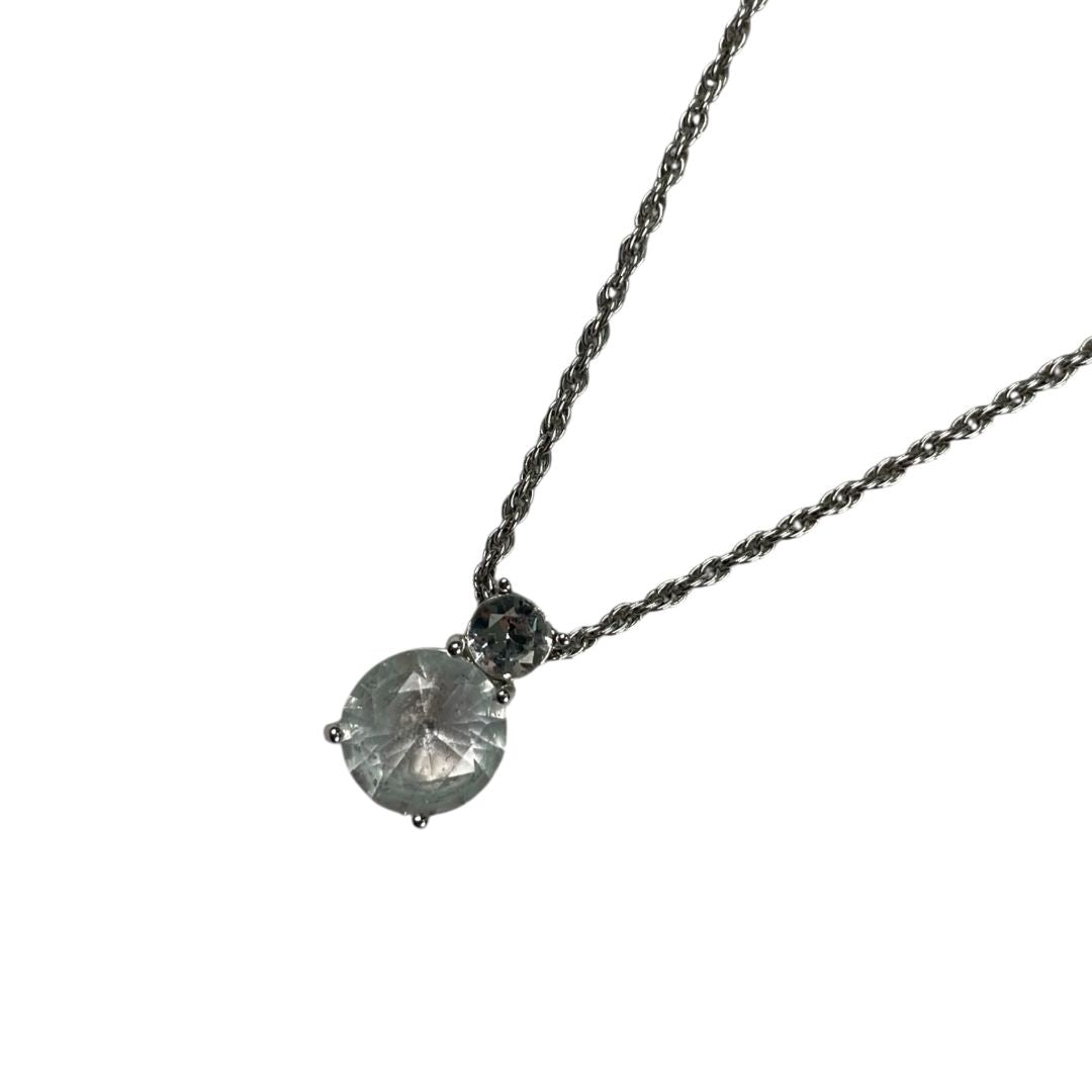 Collar SWAROVSKI Plateado Talle Unico