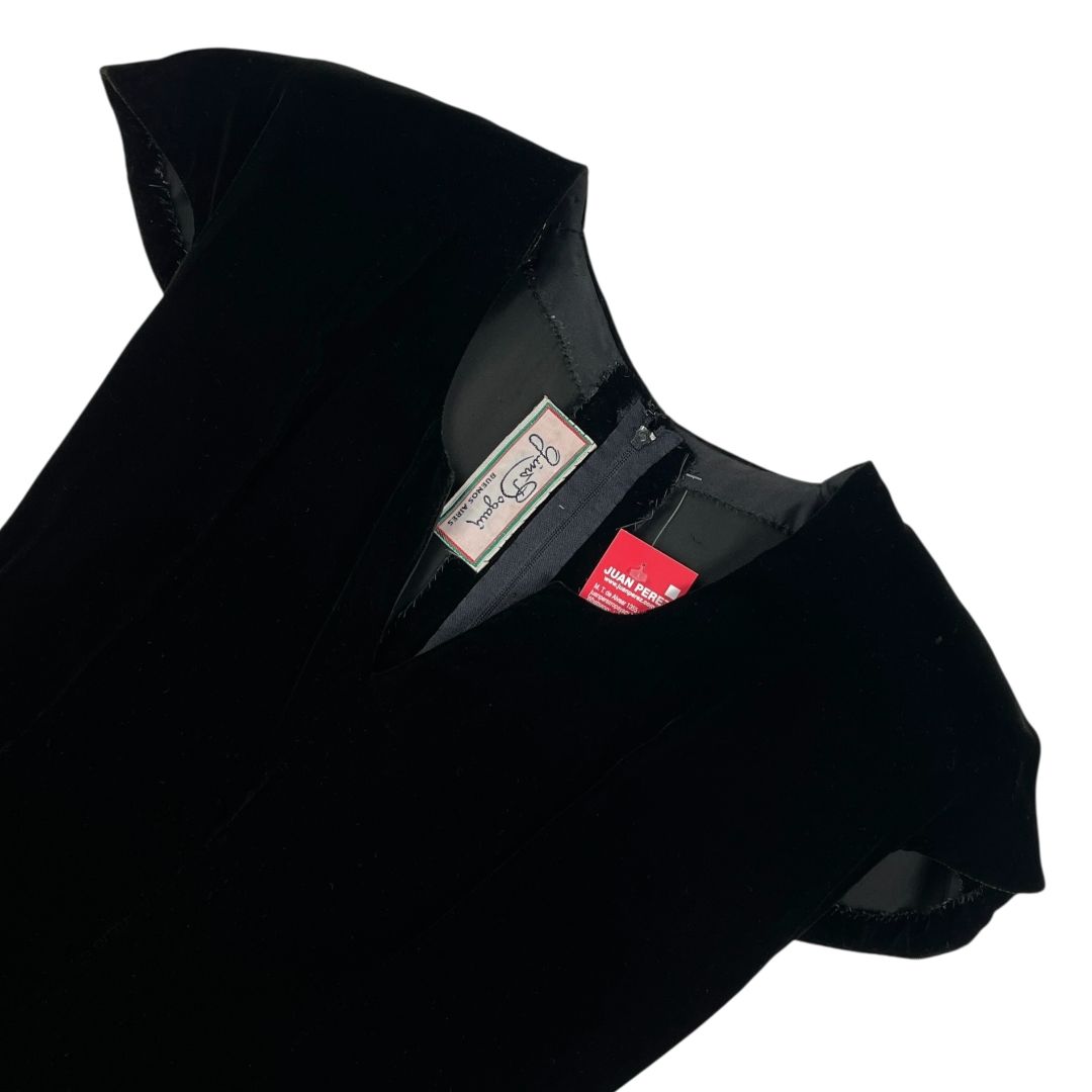 Vestido Sin Manga GINO BOGANI Color Negro Talle S