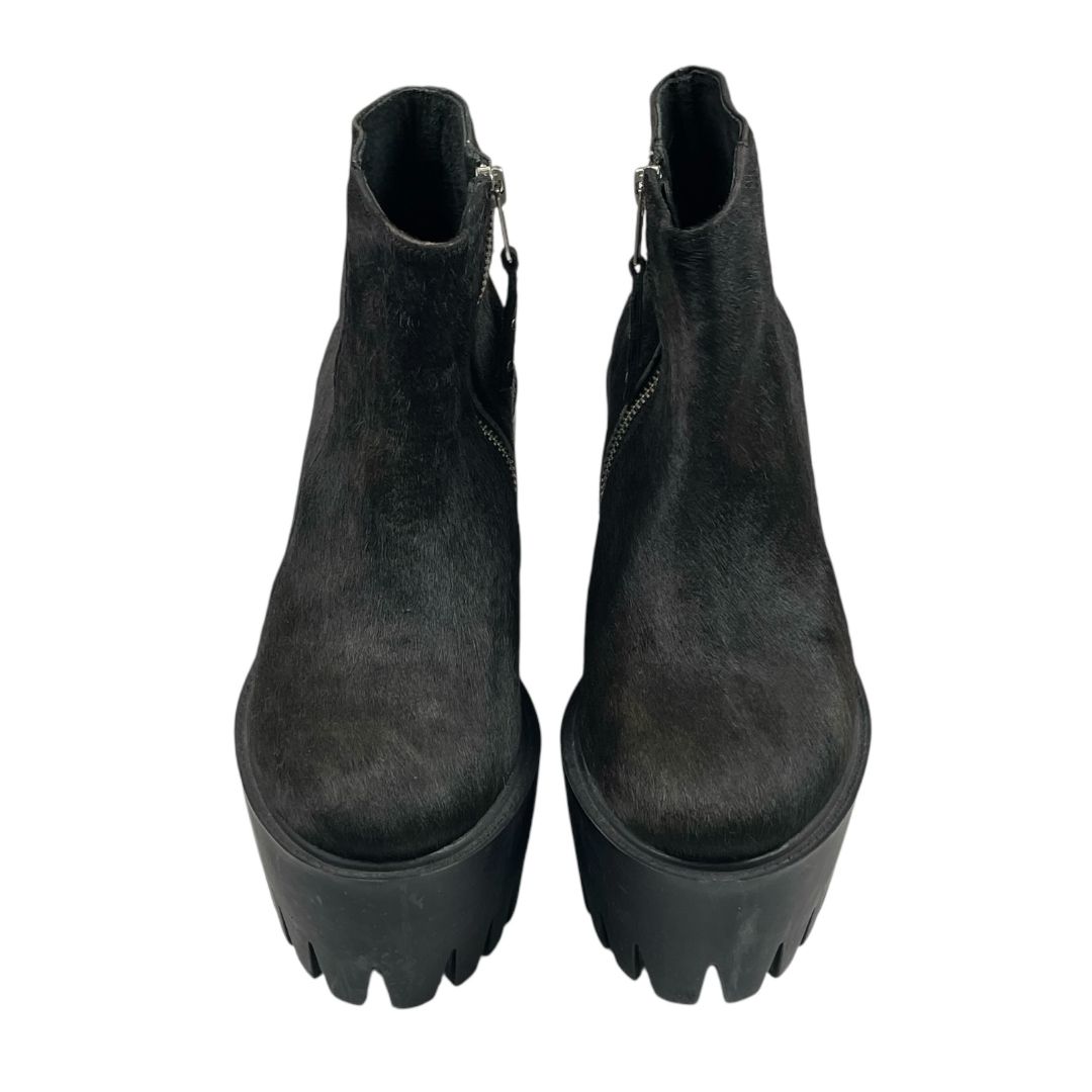 Taco Alto Grueso PRUNE Color Negro Talle 40