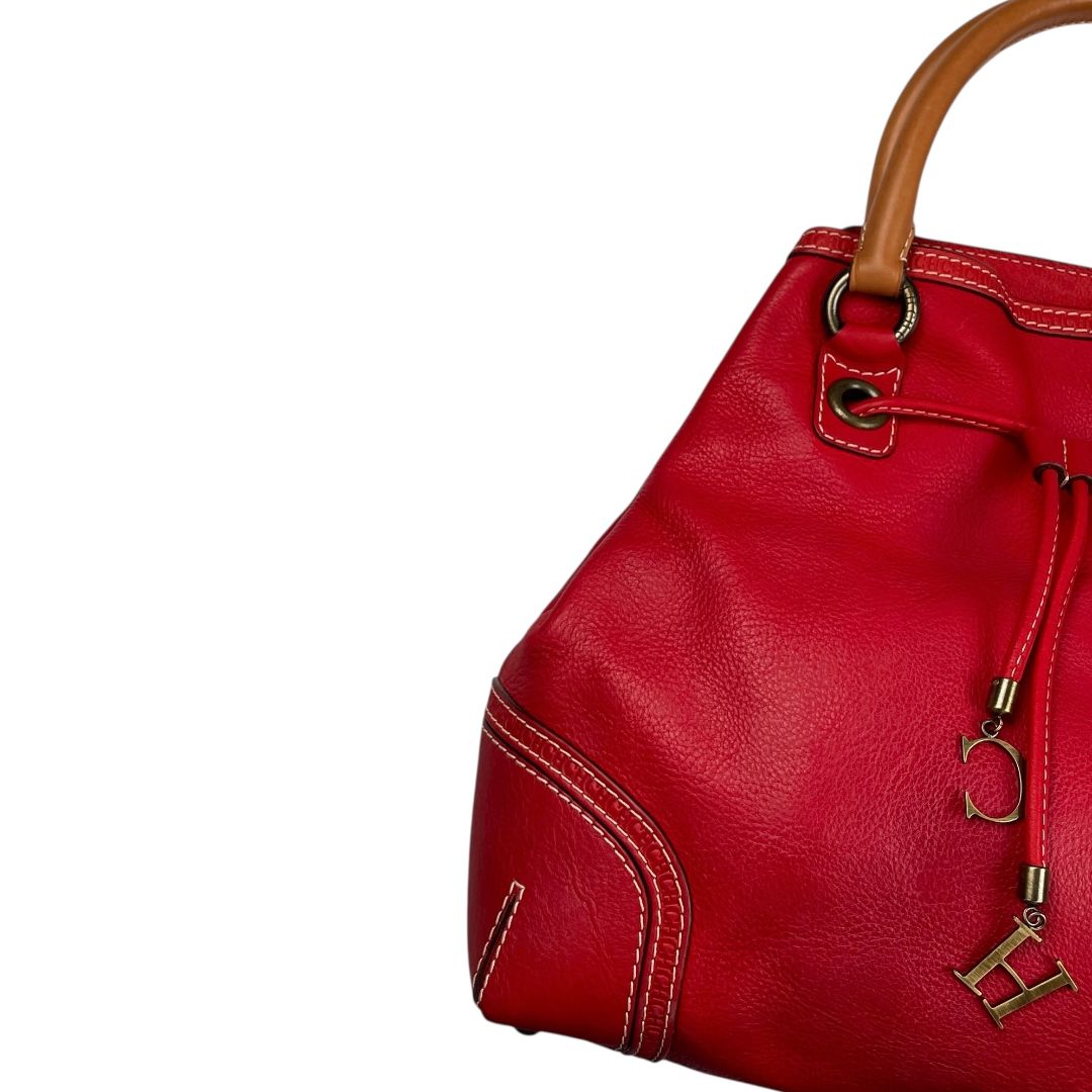 Cartera CAROLINA HERRERA Color Rojo Medida 39cm X 36cm