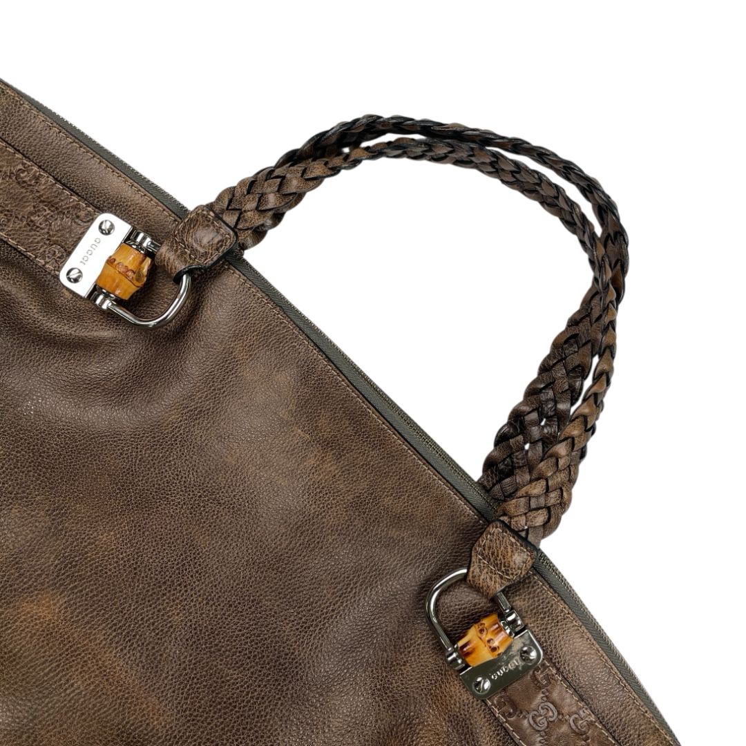 Cartera GUCCI Color Marron Medida 50cm X 30cm