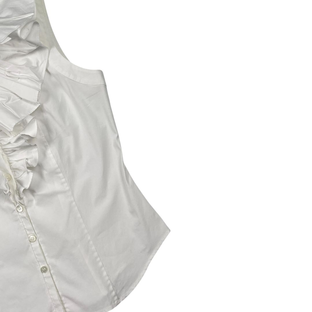 Blusa Sin Mangas DIANE VON FÜRSTENBERG Color Blanco Talle 10