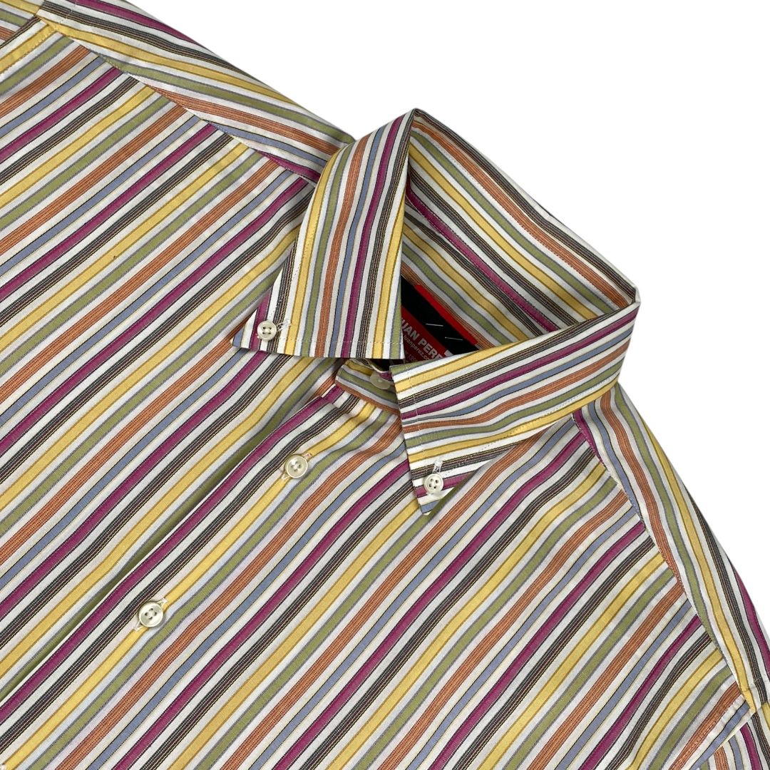 Camisa Manga Larga UNGARO Color Varios Rayado Talle 42