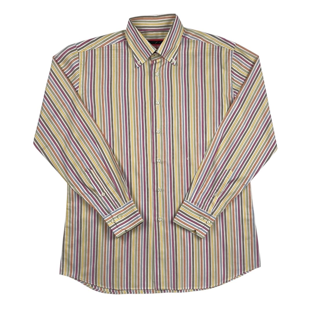 Camisa Manga Larga UNGARO Color Varios Rayado Talle 42