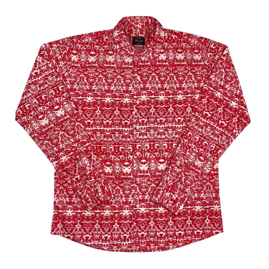 Camisa Manga Larga FELIX Color Varios Estampado Talle XL