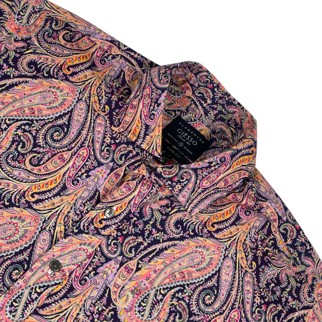 Camisa Manga Larga GIESSO Color Varios Estampado Talle XXL
