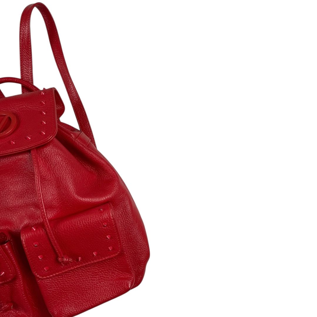 Mochila VALENTINO Color Rojo Medida 35cm X 28cm