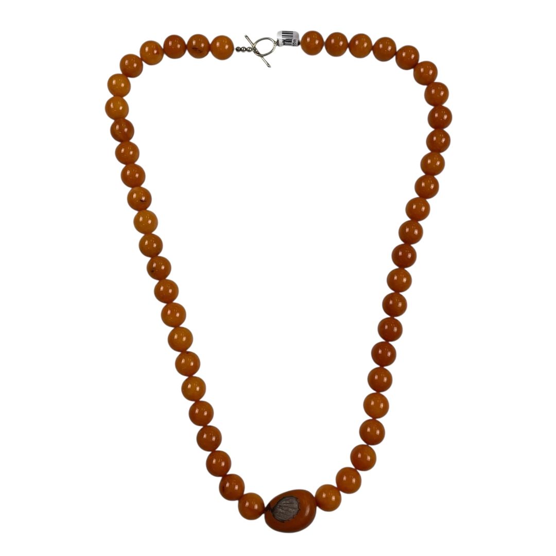 Collar SIN MARCA Naranja Talle Unico