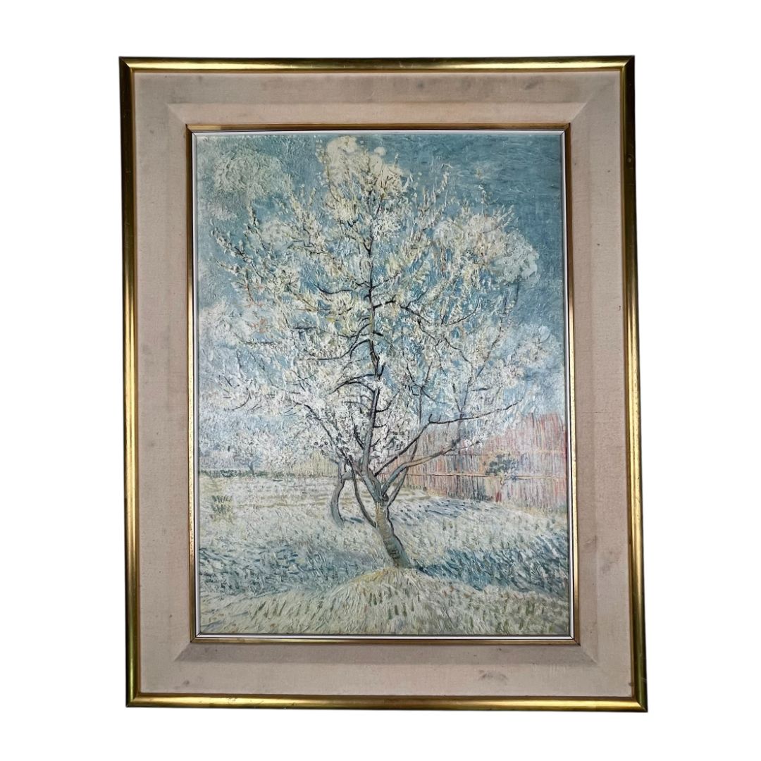 Arte sin Vidrio ANONIMO Estilo Paisajismo Obra 60 cm X 44 cm Marco 75 cm X 60 cm