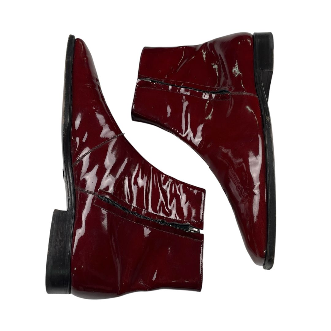 Bota Corta YSL Borgoña Talle 43