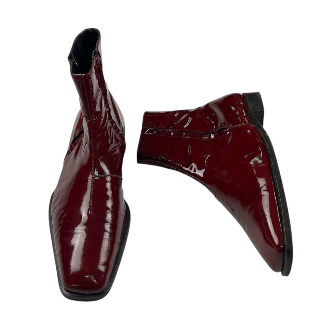 Bota Corta YSL Borgoña Talle 43