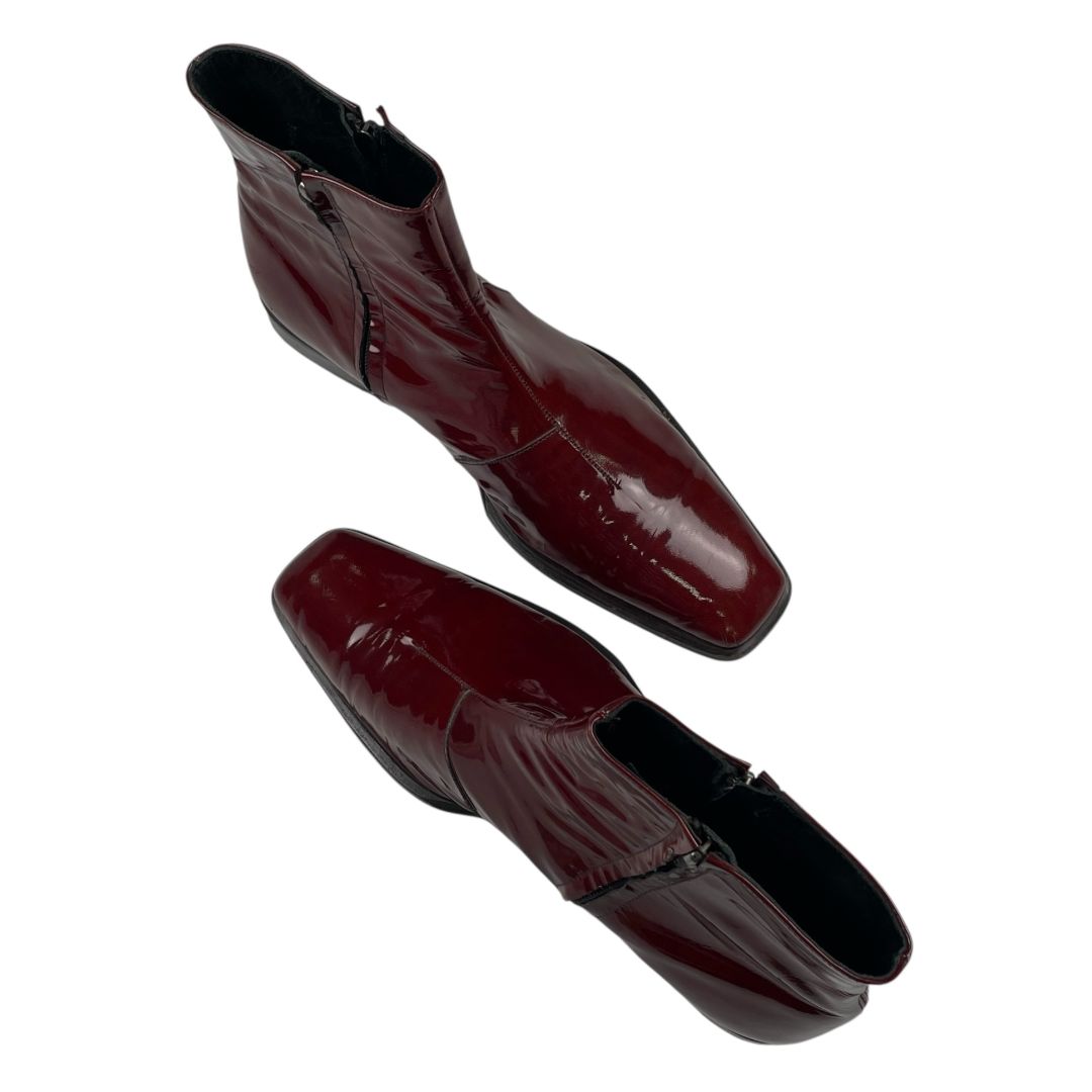 Bota Corta YSL Borgoña Talle 43