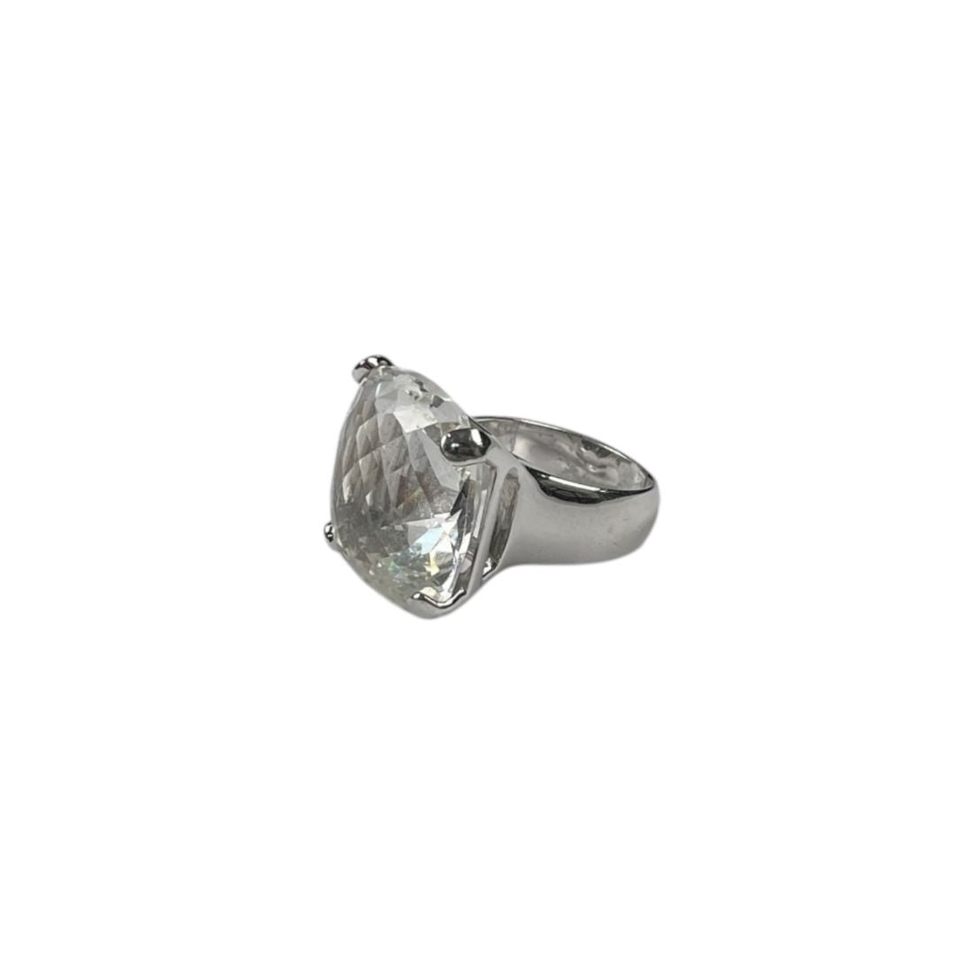 Anillo SWAROVSKI Plateado Talle Unico