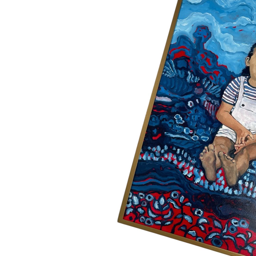 Arte sin Vidrio UN SANTORELLI Estilo Figurativo Obra 90 cm X 60 cm