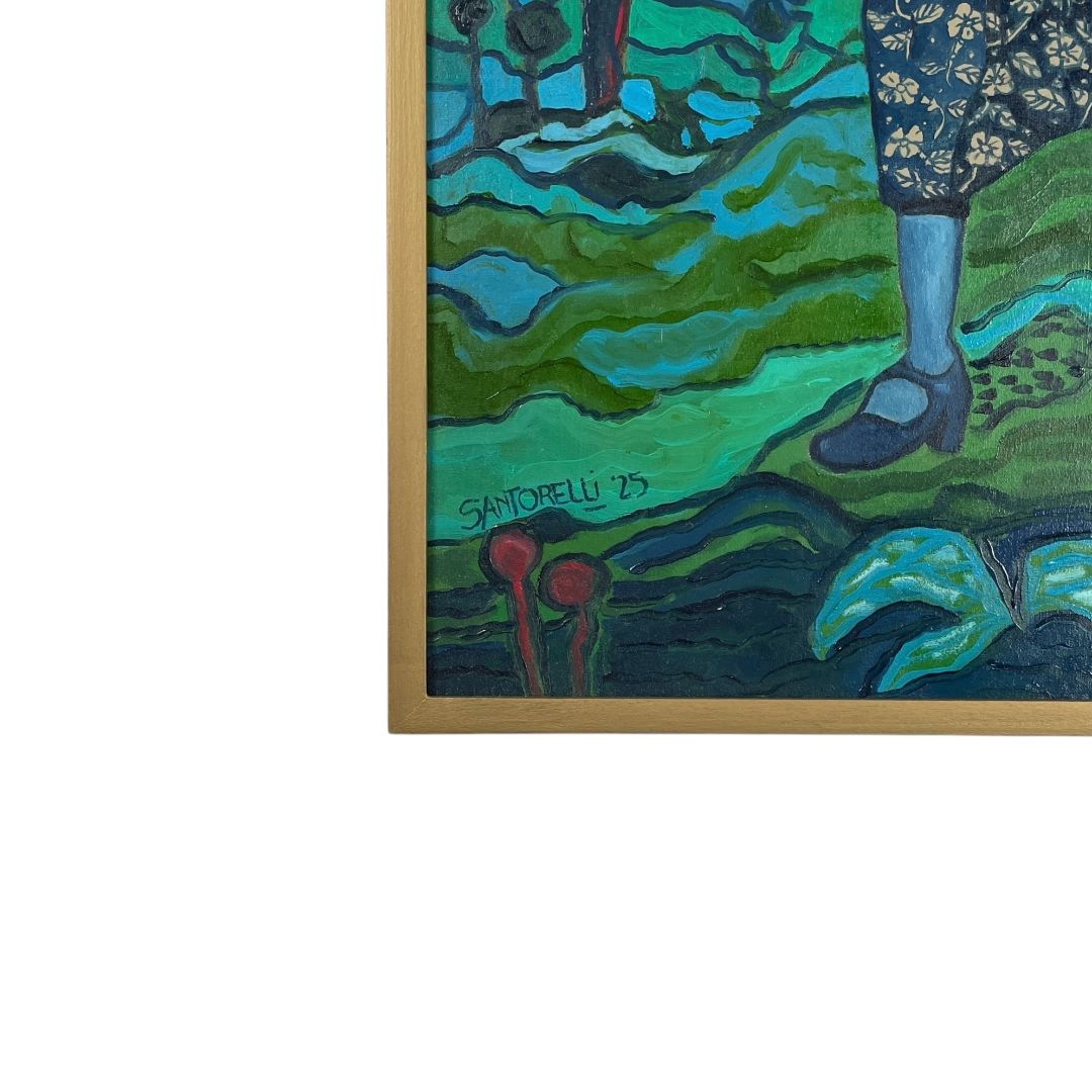 Arte sin Vidrio UN SANTORELLI Estilo Figurativo Obra 90 cm X 60 cm