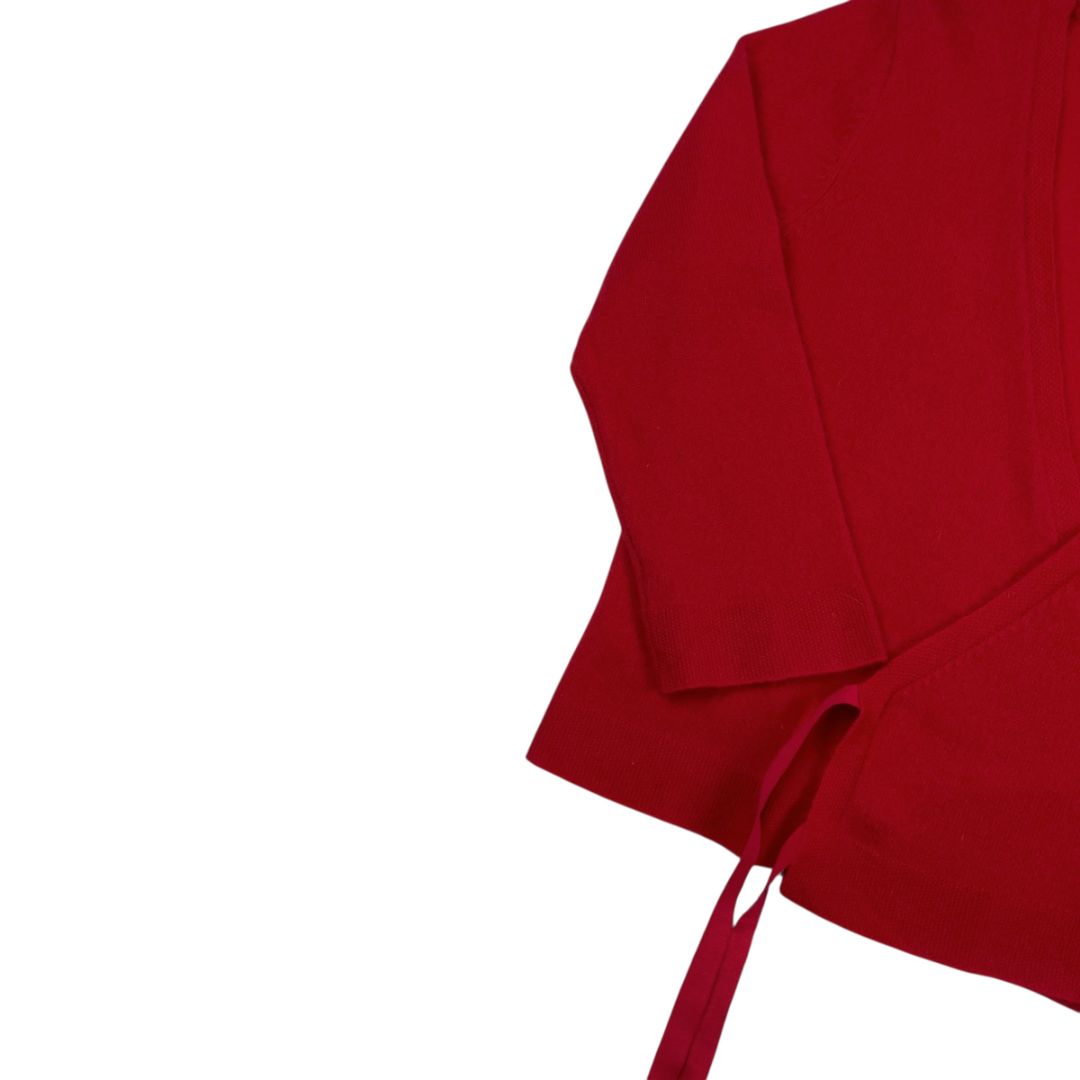 Sweater Abierto JIGSAW Rojo Talle M