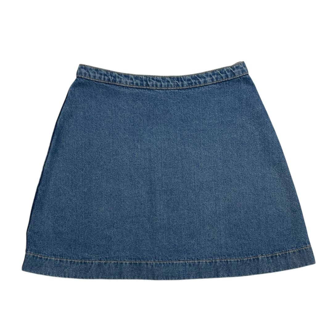Pollera Mini AMERICAN APPAREL Color Azul Talle L