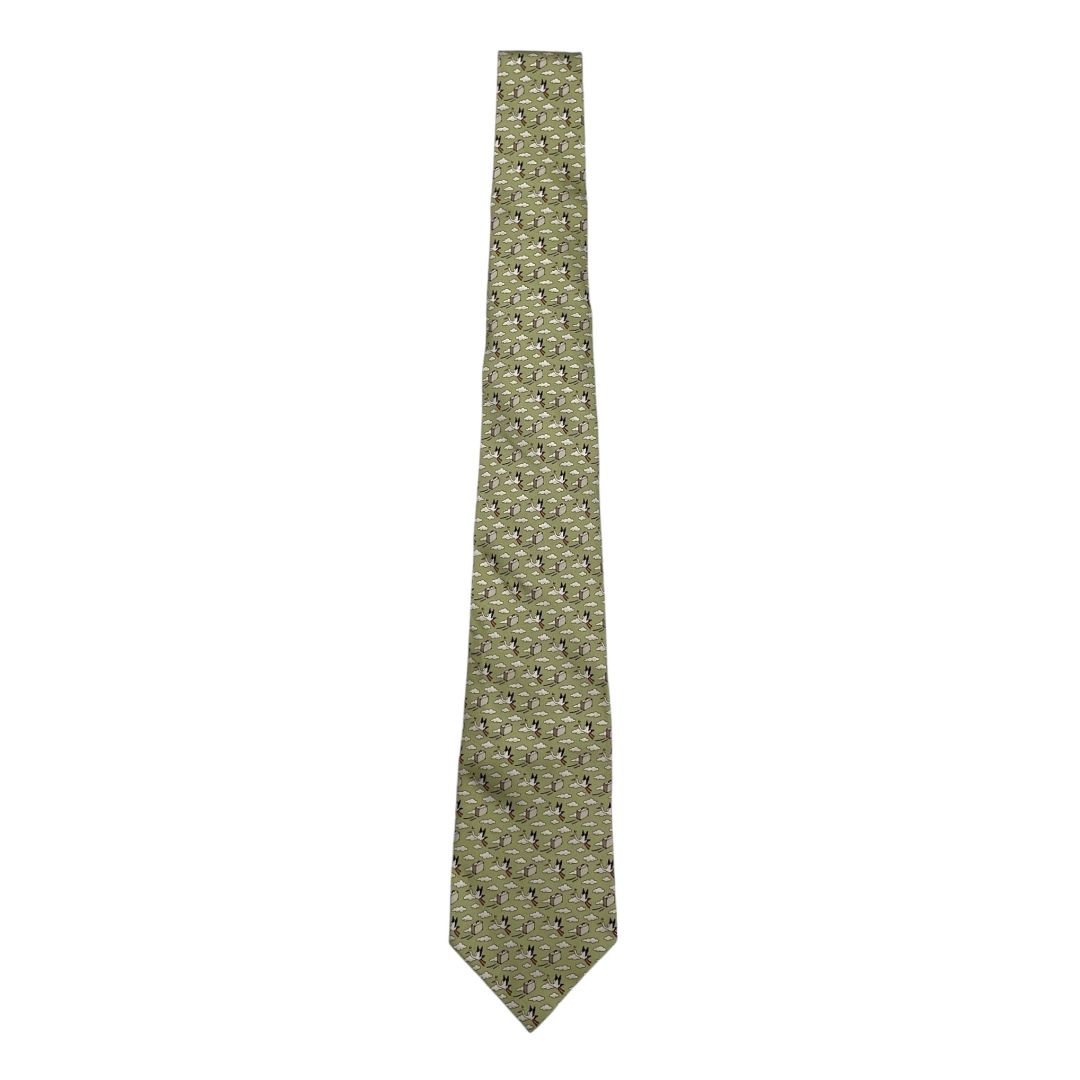 Corbata HERMES Color Varios Estampado Talle Unico