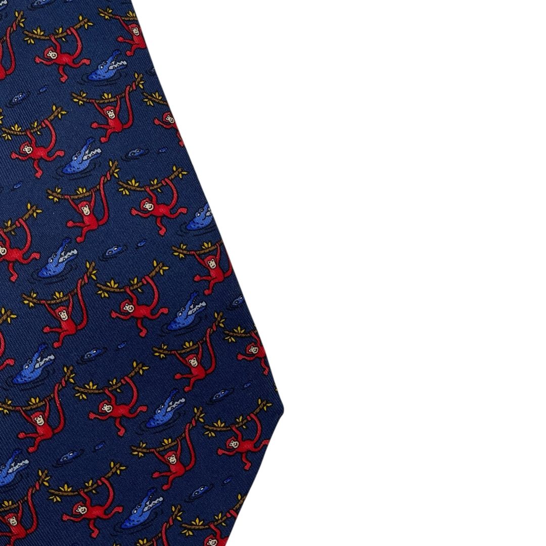 Corbata HERMES Color Varios Estampado Talle Unico