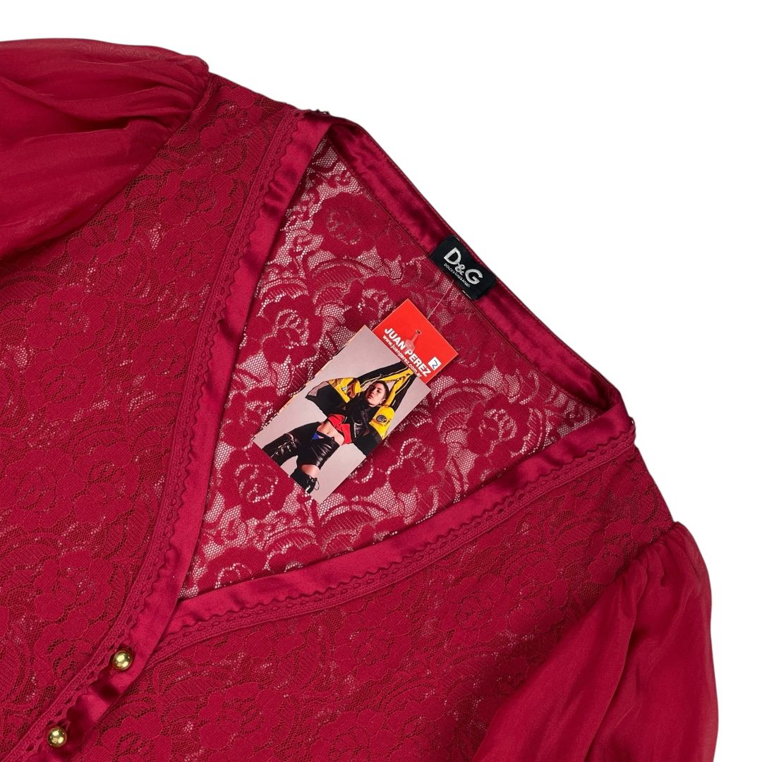 Conjunto X2 DOLCE GABBANA Color Bordeaux Talle S
