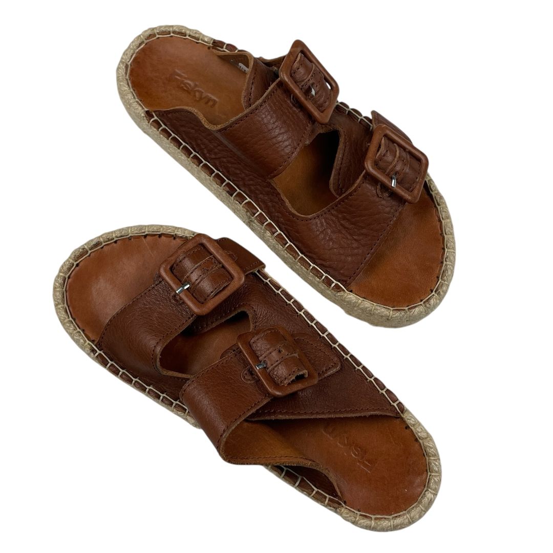 Sandalias FISKYN Color Marron Talle 37