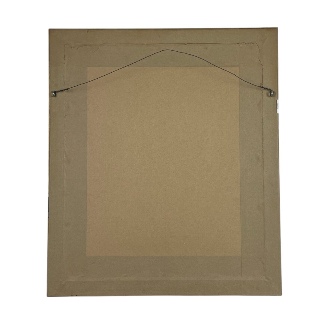 Arte con Vidrio DA VINCI Estilo Retrato Obra 29 cm X 23 cm Marco 48 cm X 41 cm