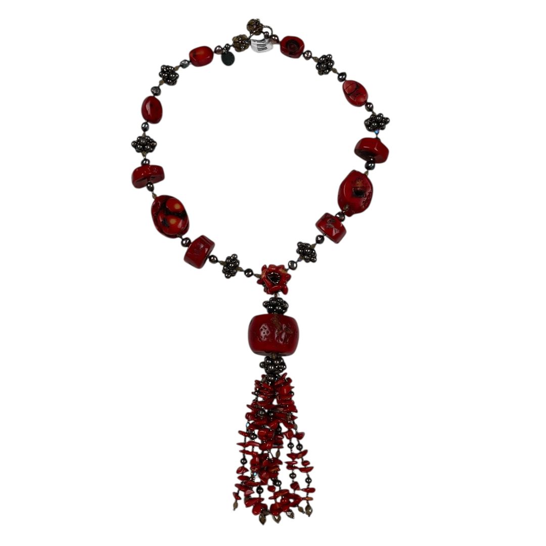 Collar X2  CELEDONIO  Rojo Talle Unico