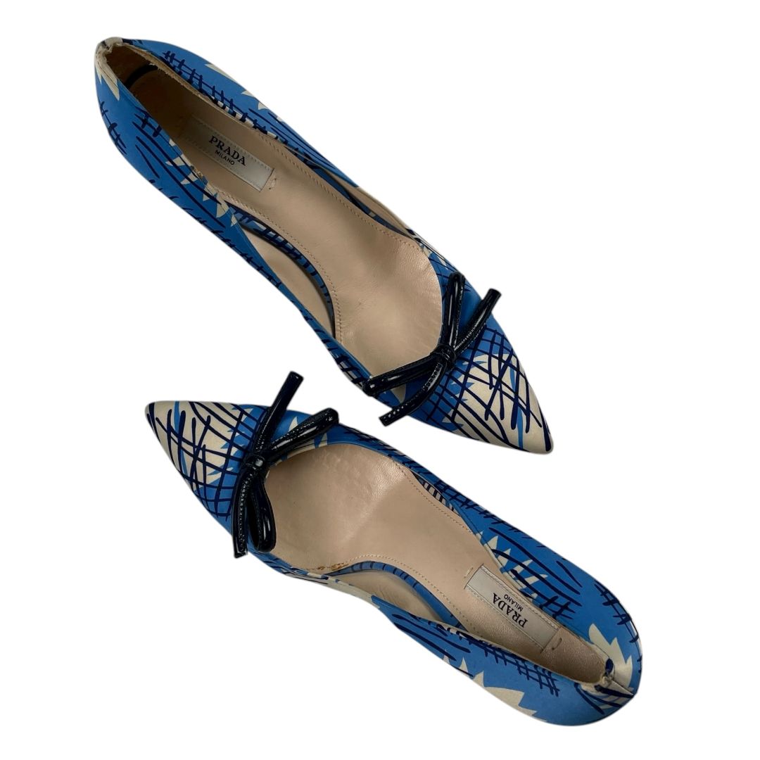 Zapato Taco Alto PRADA Varios Estampado Talle 39