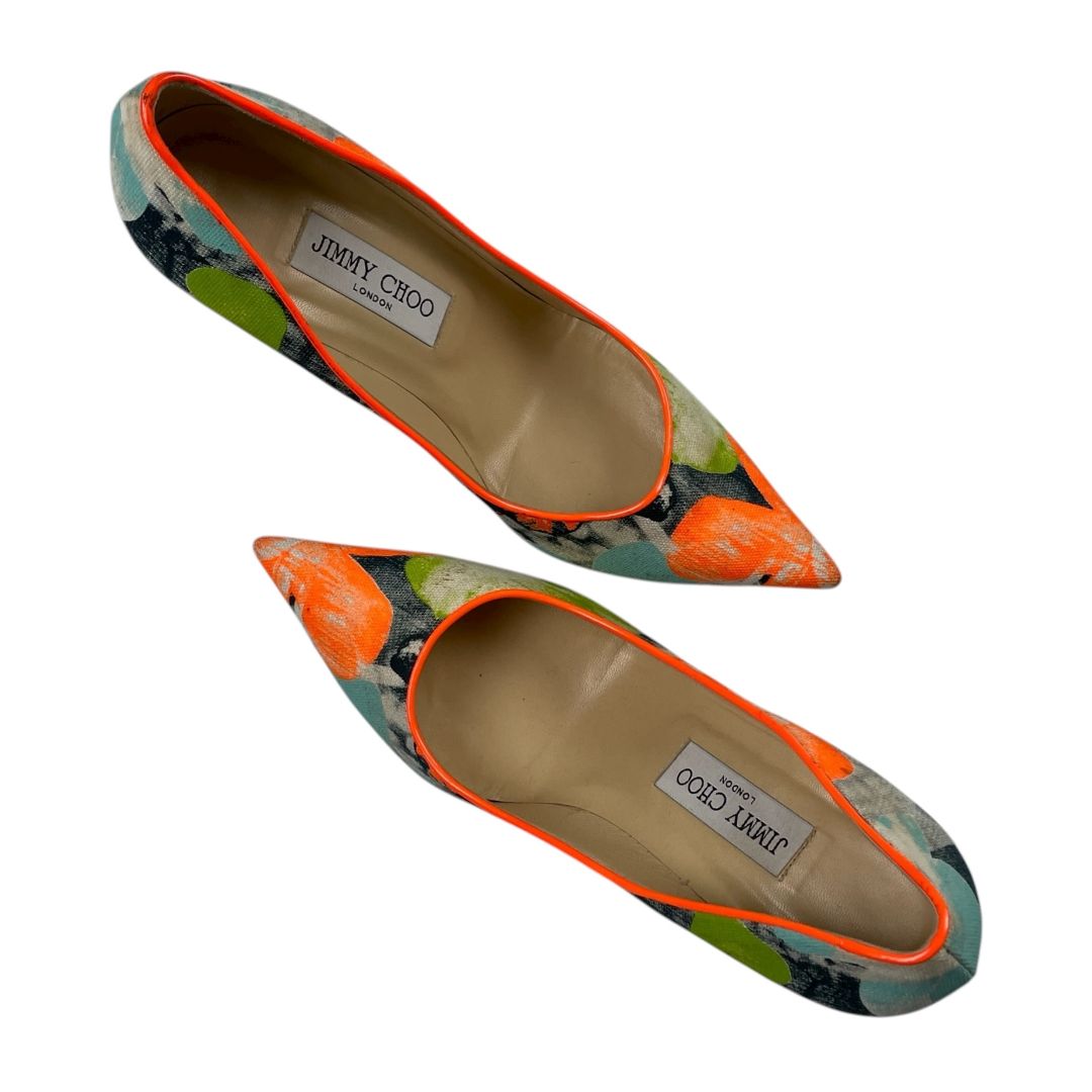 Zapato Taco Alto JIMMY CHOO Varios Estampado Talle 39