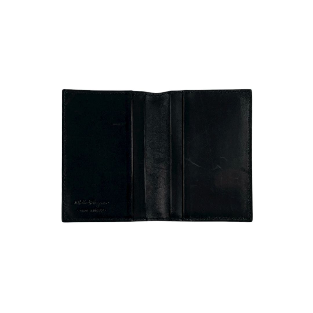 Porta Tarjeta FERRAGAMO Negro Medida 10cm X 7cm