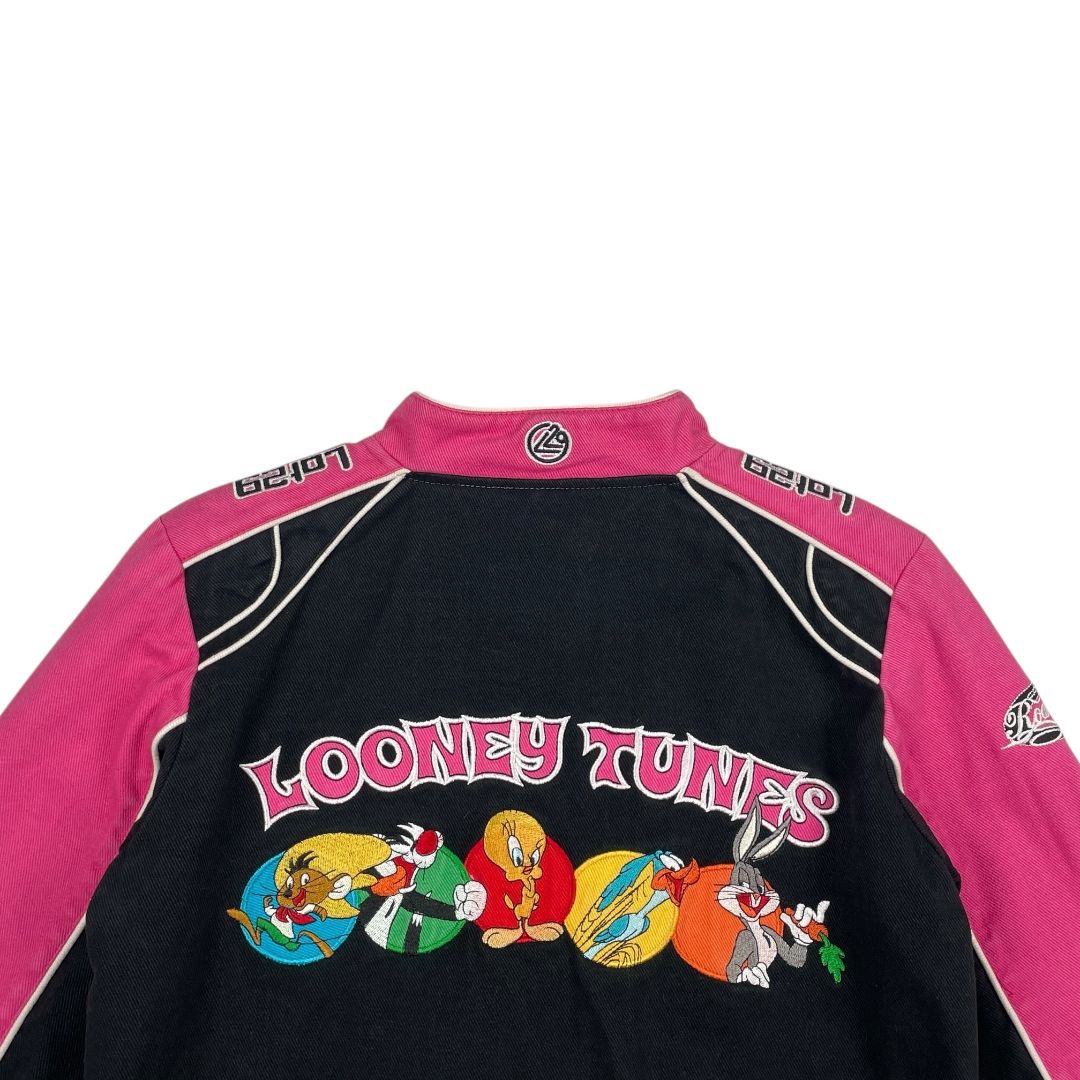 Campera LOT29 Negro Y Fucsia Talle M