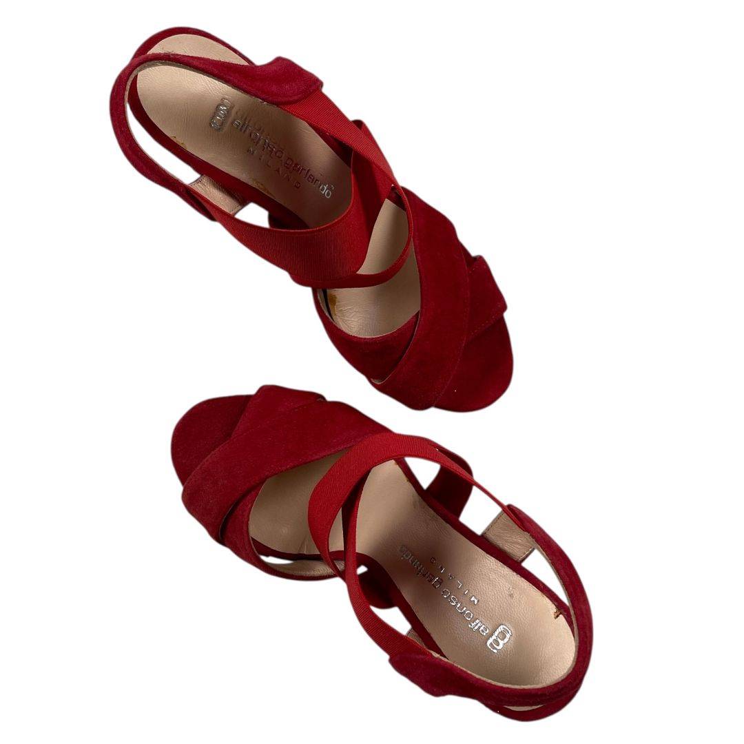Sandalias ALFONSO GARLANDO Rojo Talle 34