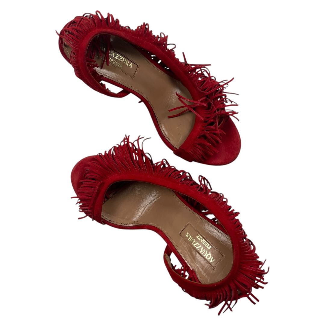 Sandalias AQUAZZURA Rojo Talle 34